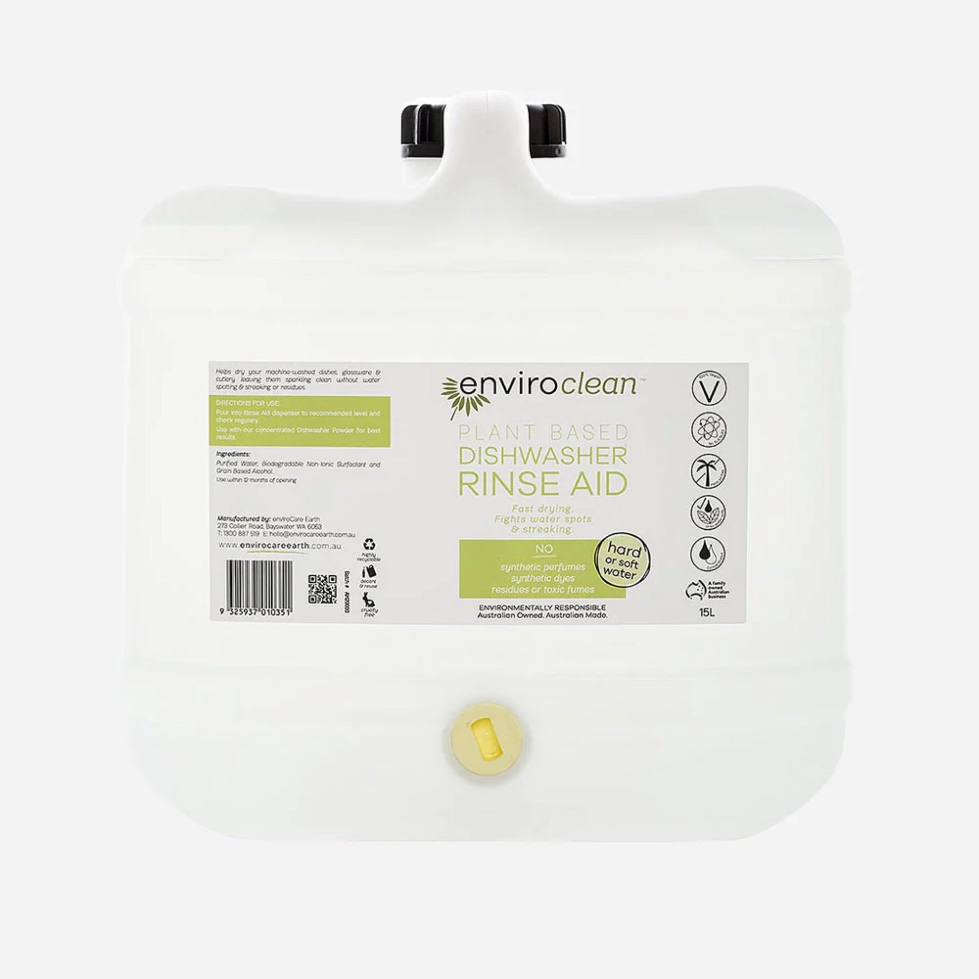 Enviro Bulk Rinse Aid Tomorrows Earth