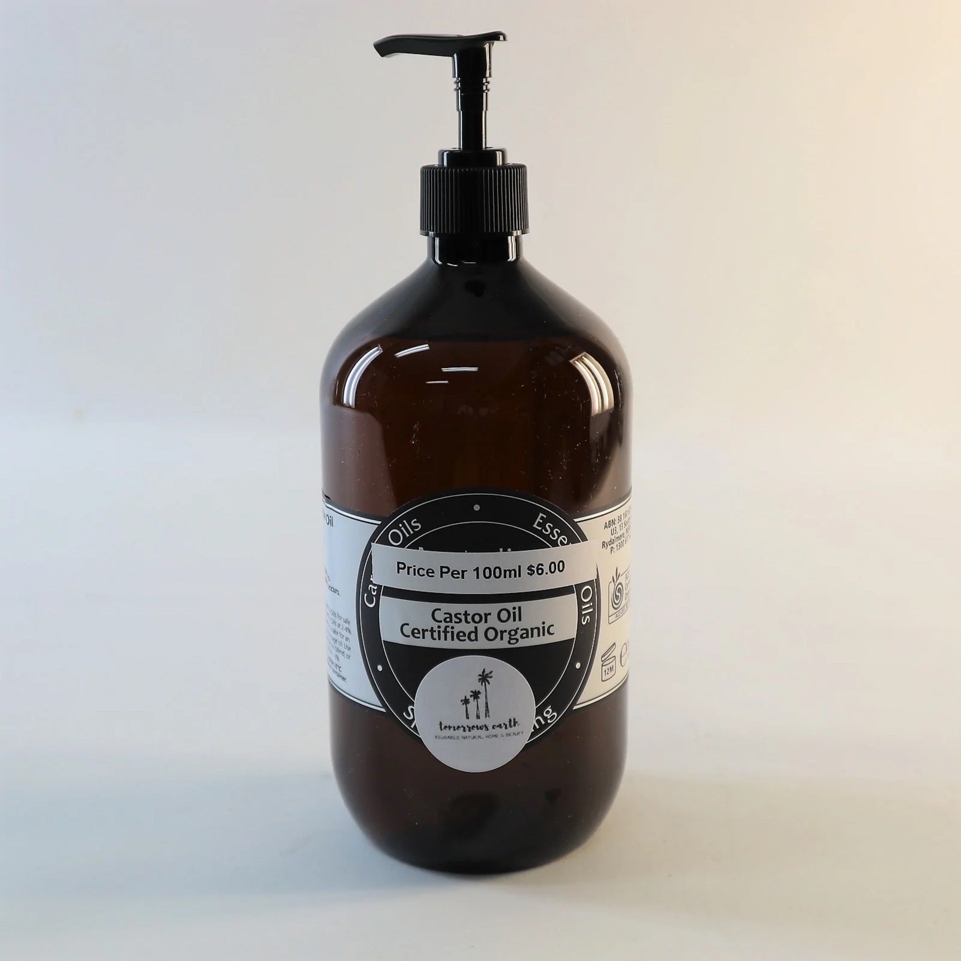 Bulk Castor Oil Certified Organic Tomorrows Earth